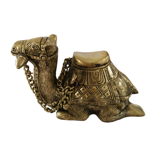 VBRS-MAR20-1471 Brass Camel Statue 3.5" / 1 kg - Image 1