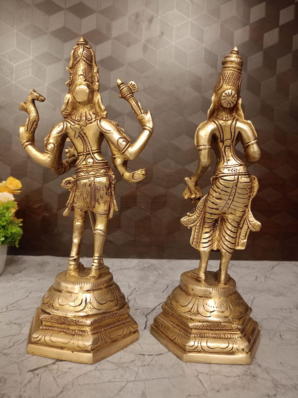 brass big shiva parvathi pooja gift vgocart coimbatore india scaled