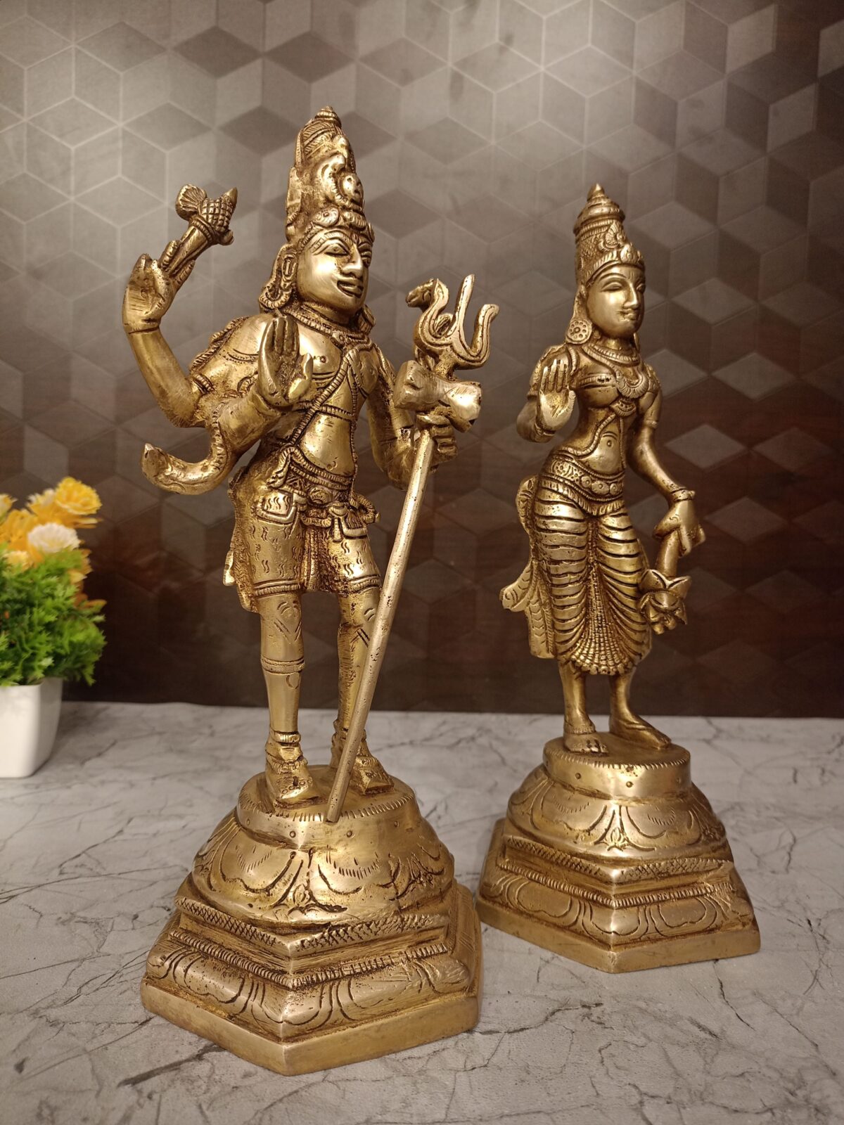 brass big shiva parvathi pooja gift vgocart coimbatore india1 scaled