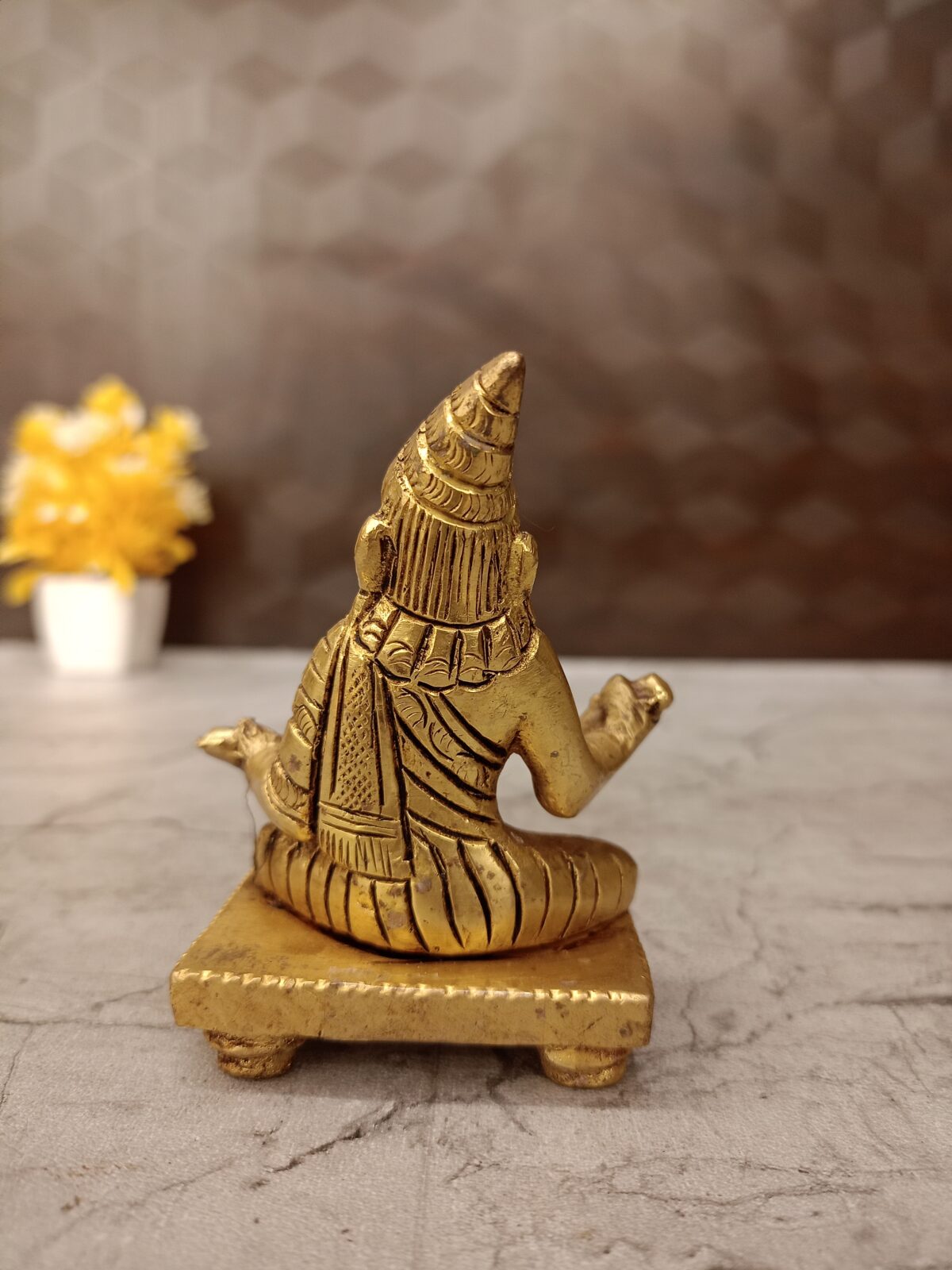 The Famous Poet Thiruvalluvar Brass Statue 3" - Image 4