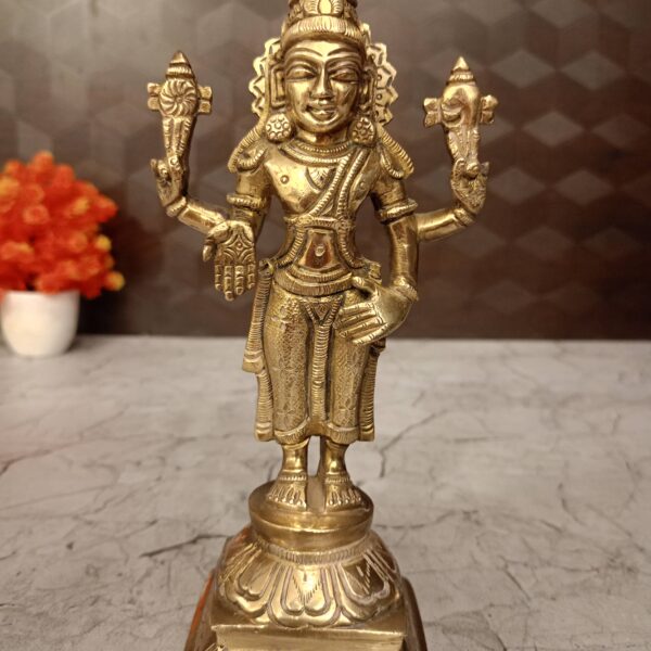 brass vishnu idol pooja vgocart coimbatore india