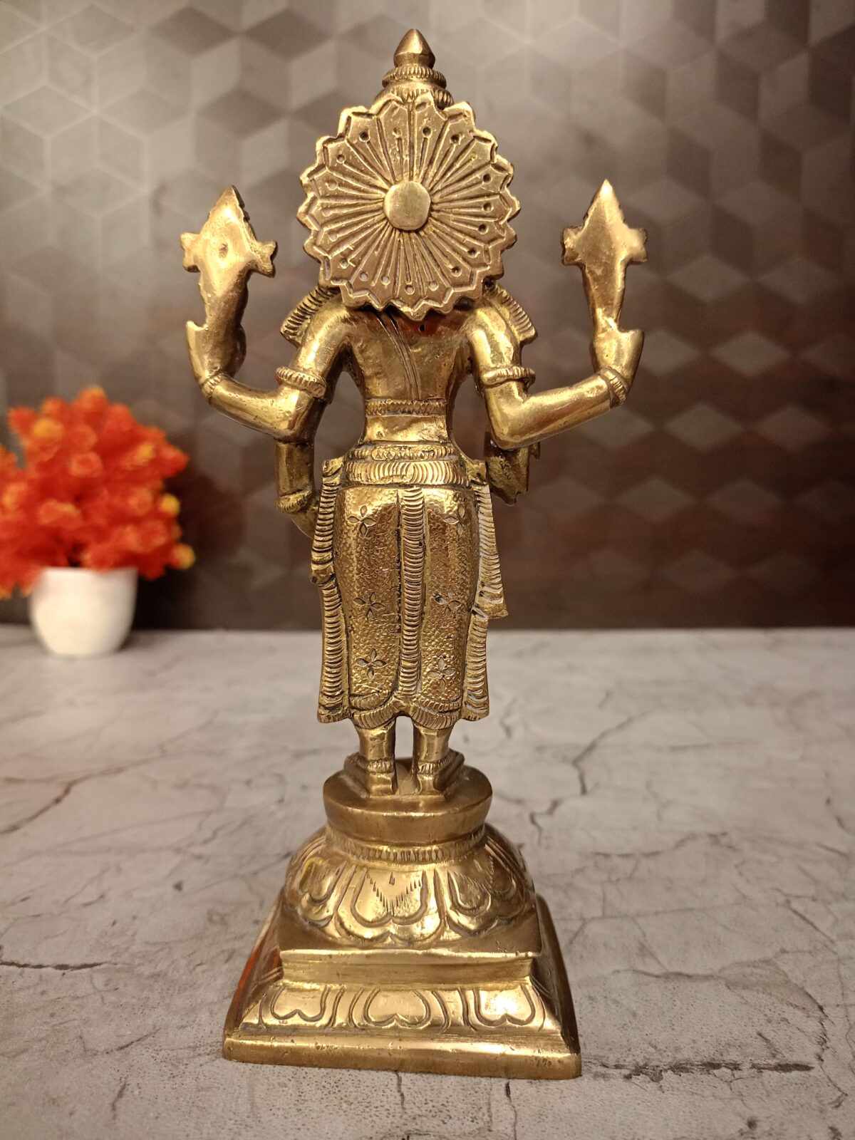 brass vishnu idol pooja vgocart coimbatore india2 scaled
