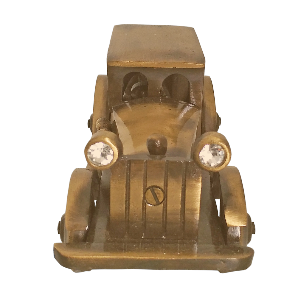 Brass Figurine Vintage Car Home Showpiece 3.5" Brass Figurine Vintage Car Home Showpiece 3.5"