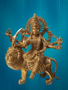 NAVARATRI - GODDESS DURGA BRASS IDOL