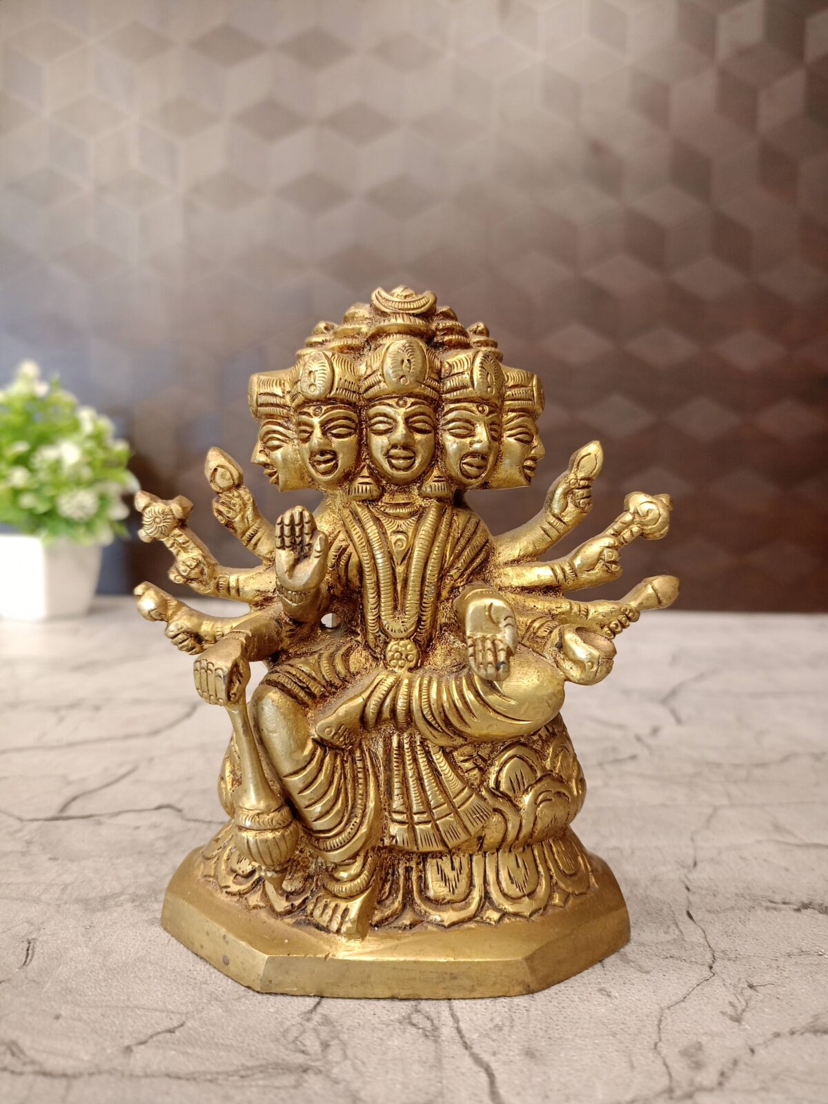 brass gayathri devi pooja gift vgocart coimbatore india scaled