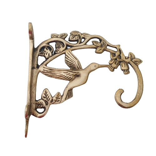Brass-Bird-Wall-Hanging-Hook-Home-Decor-Gifts-Idols-Coimbatore-India-Buy-Online-2098 Brass Bird wall Hanging Hook- 6" - Image 1