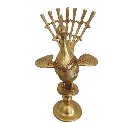 Brass Peacock Dhoop Holder