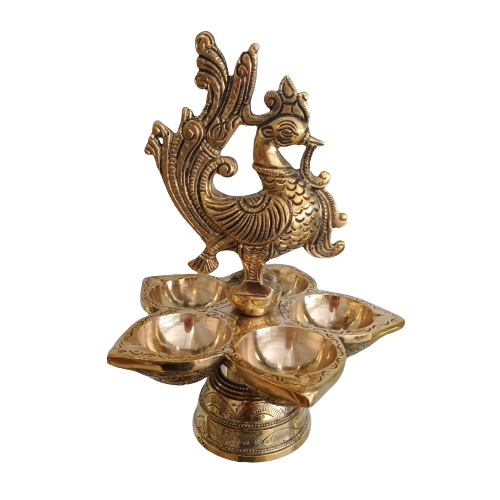IMG_20210322_131051-removebg-preview Brass Peacock Diya with 5 faces