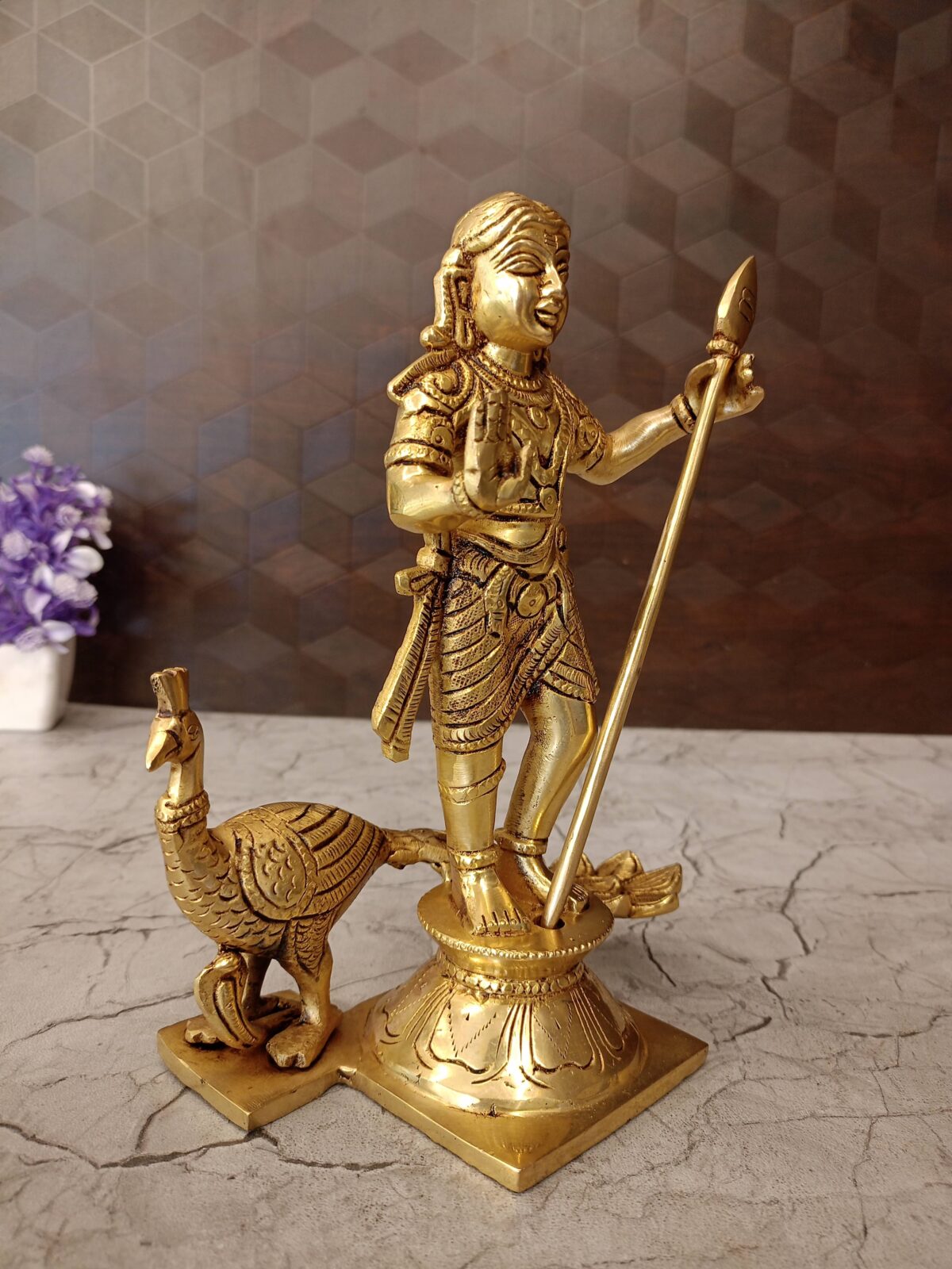 brass palani andavar idol pooja gift vgocart coimbatore india3 scaled