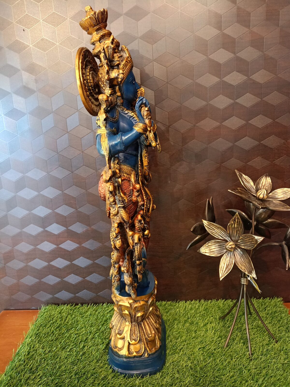 Brass Krishna Idol