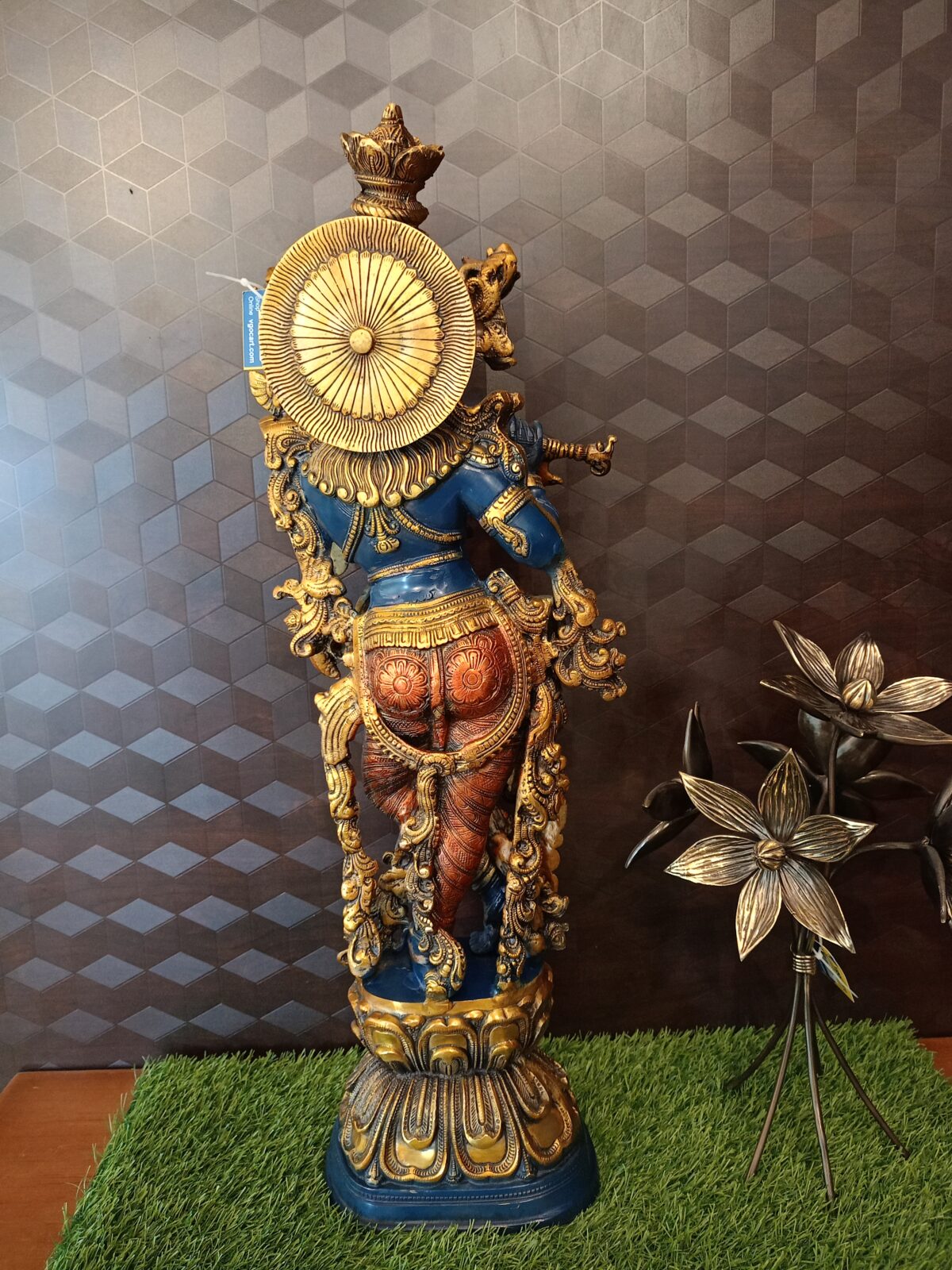 Brass Krishna Idol