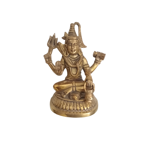 Lord Shivan Brass Statue
