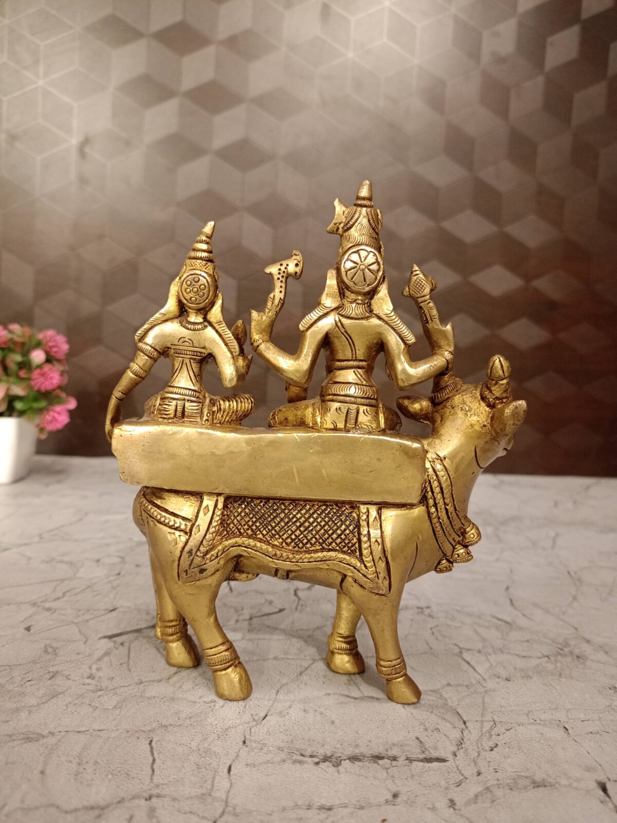 brass shiva parvathi nandhi pooja gift vgocart coimbatore india3 scaled