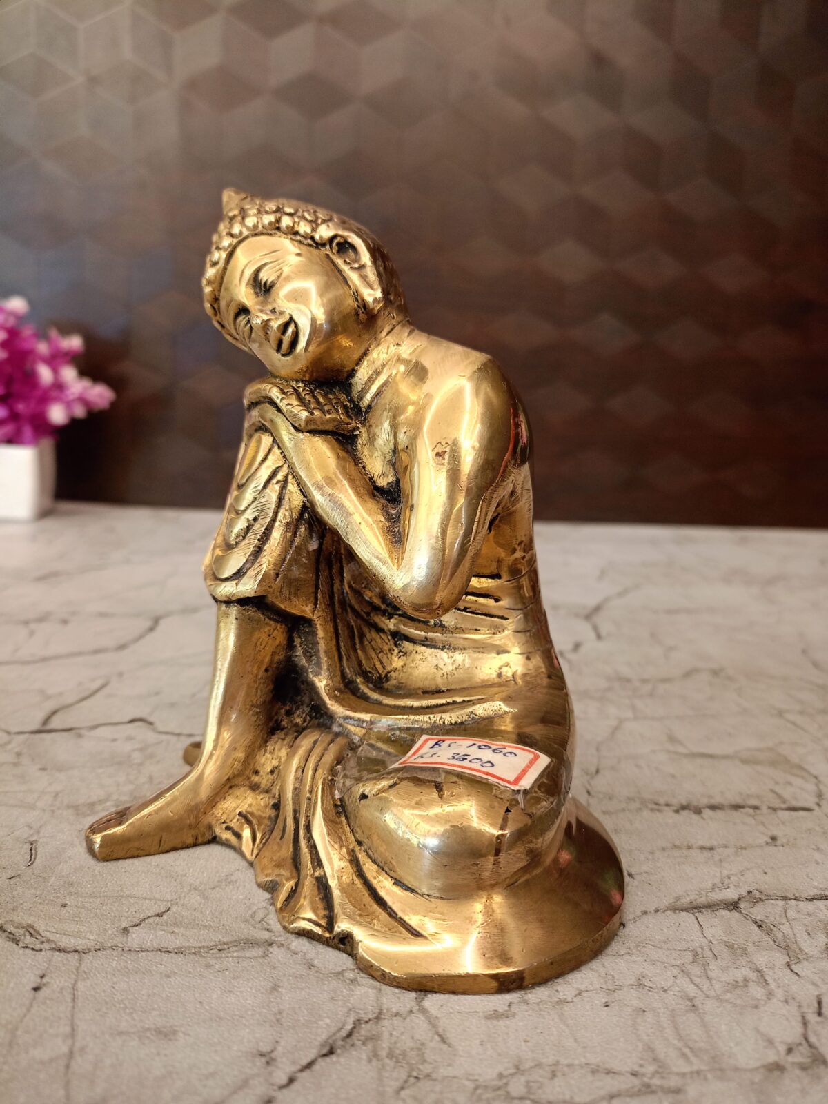 brass sleeping buddha idol pooja gift vgocart coimbatore india1 scaled
