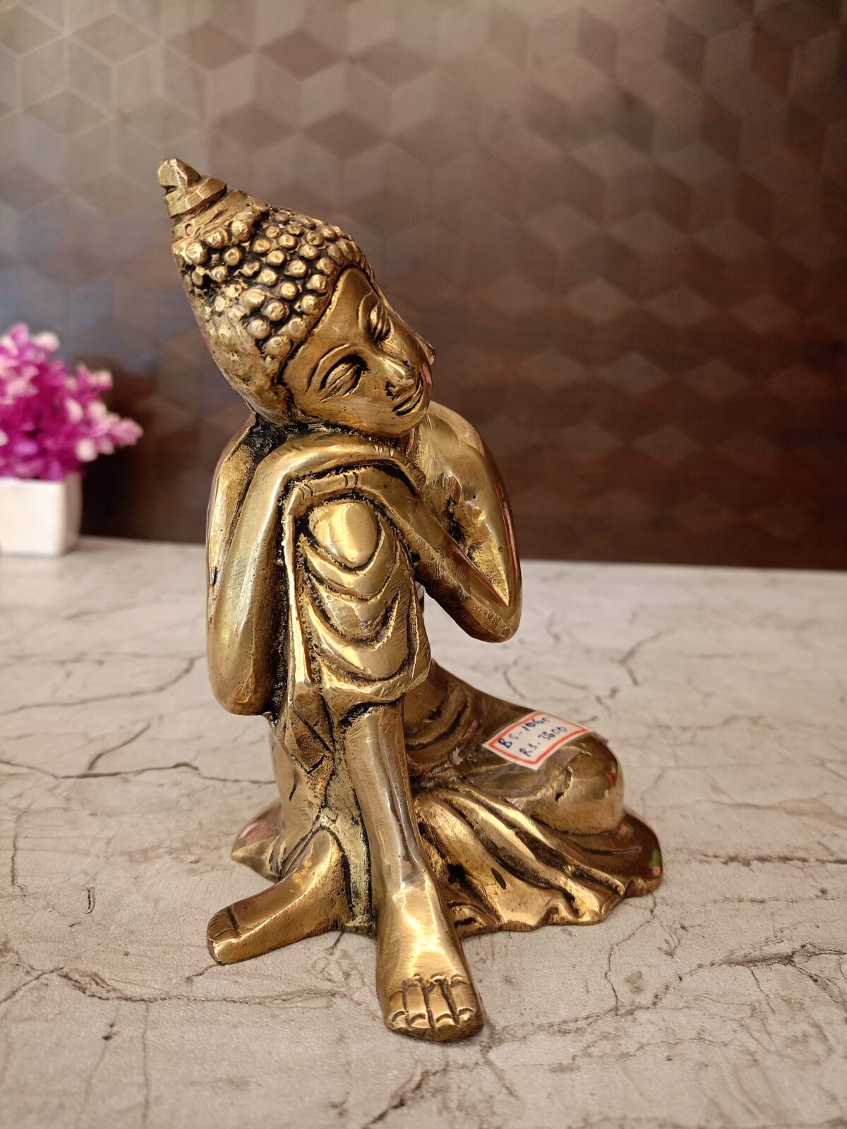 brass sleeping buddha idol pooja gift vgocart coimbatore india2 scaled