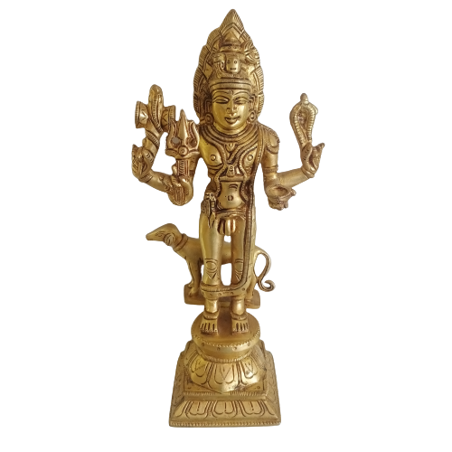 kala bhairava brass statue