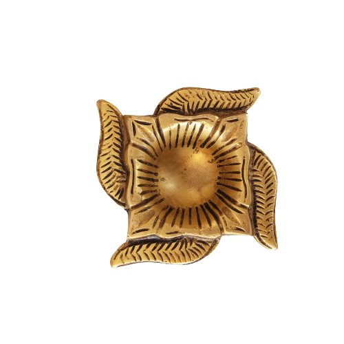 Brass Swastik Diya