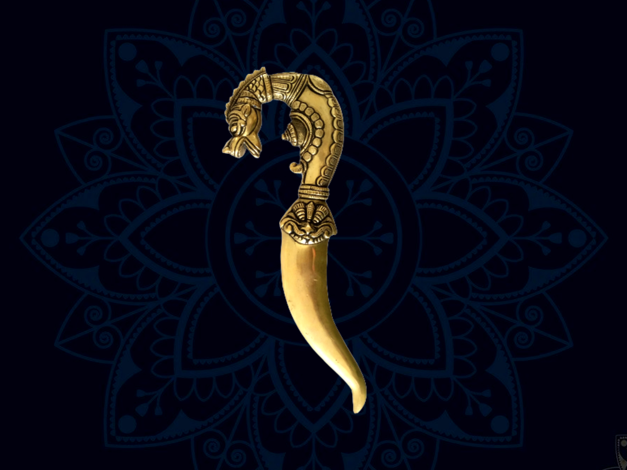 Brass Sword- 11″ Brass Sword