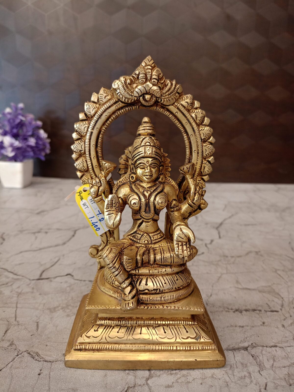 brass arch lakshmi idol pooja gift vgocart coimbatore india scaled