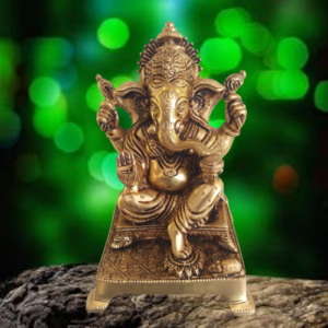 brass ganesha statue hindu god idols buy online pooja India 2461 1