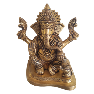 Brass Vigneshwara Statue