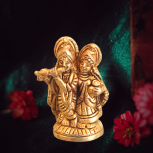 Brass Little Radha Krishna Home Decor Gifts Pooja Idols Buy Online India 2747 1