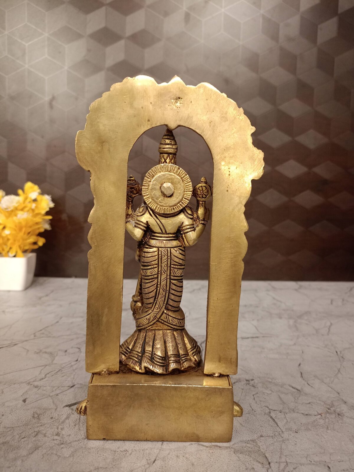 brass arch perumal idol pooja gift antique handicraft idol vgocart coimbatore india3 scaled