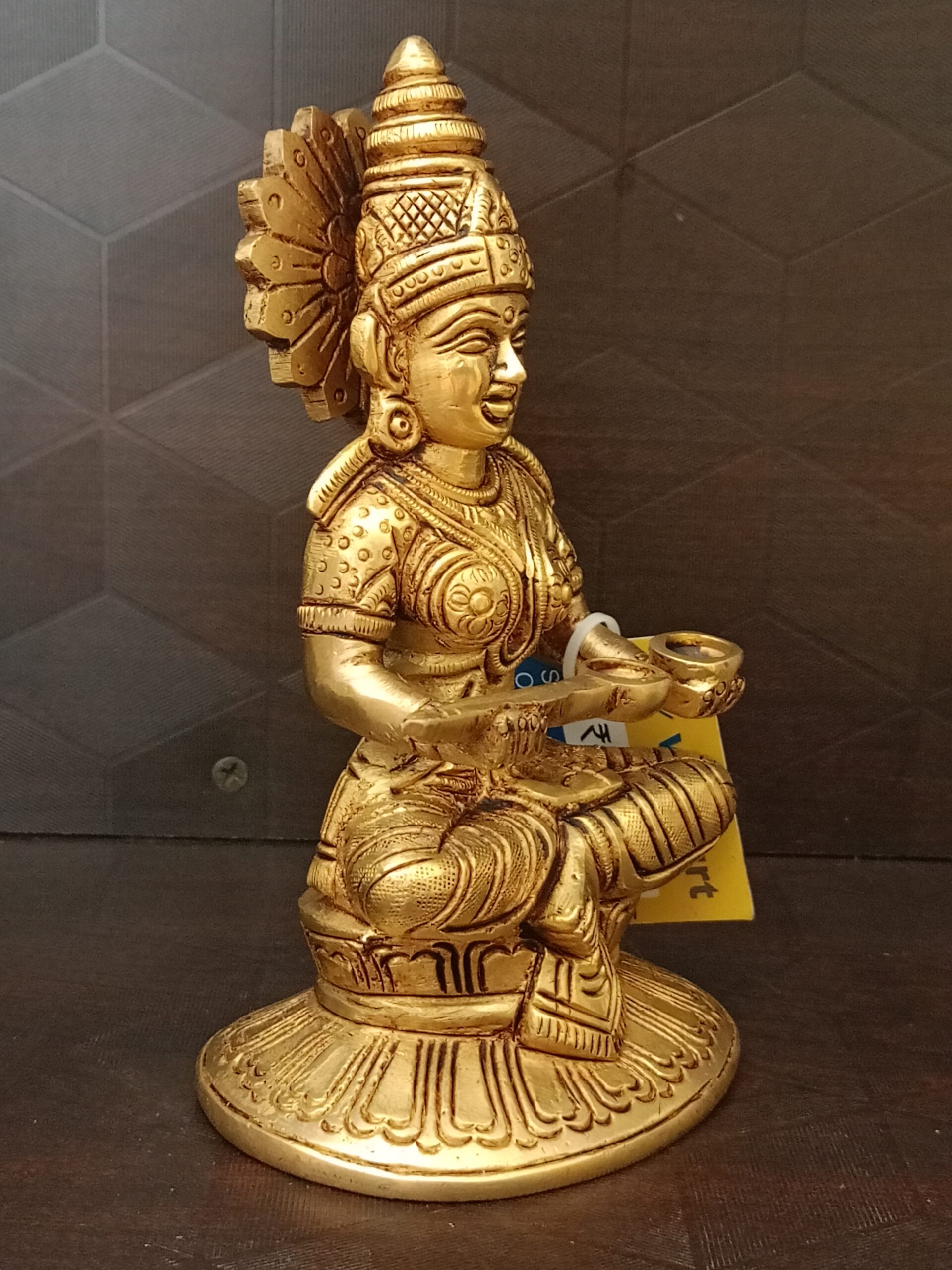 brass-goddess-annapoorani-idol-pooja-gift Brass Goddess Annapoorani idol