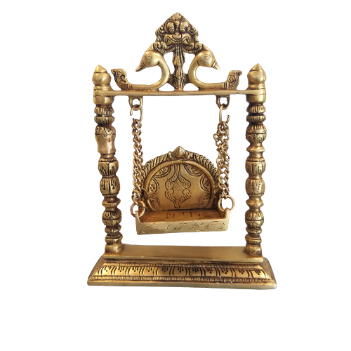 brass-jula-swing-buy-online-hindu-god-idols-home-decors-india-gifts (2) Brass Empty jula- 10.2" - Image 1