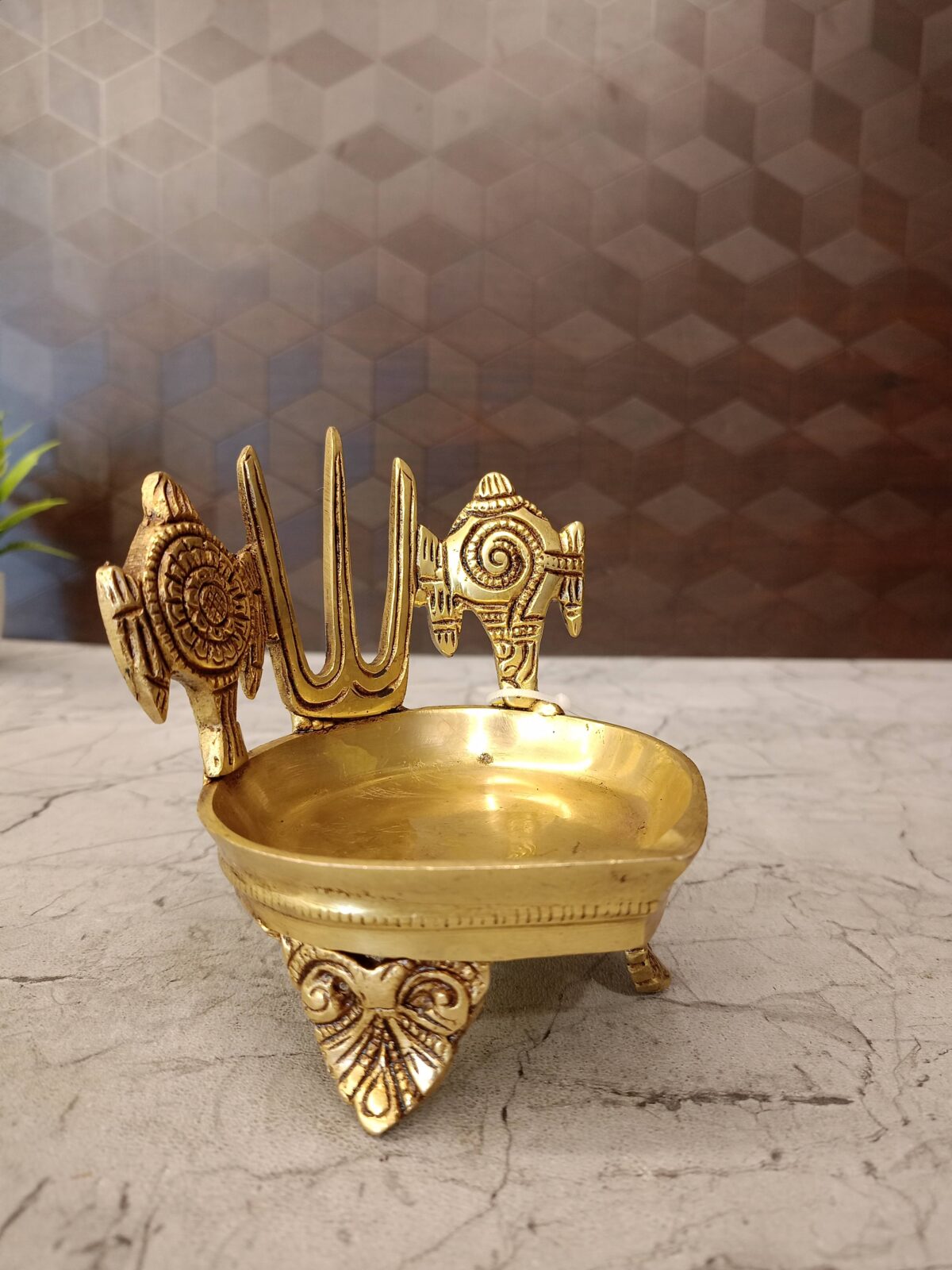 brass sangu chakra perumal namam diya pooja gift vgocart coimbatore india2 scaled