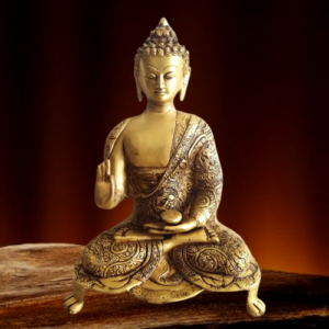 Brass Well Designed Buddha