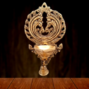 Brass Designer Wall Hanging Diya
