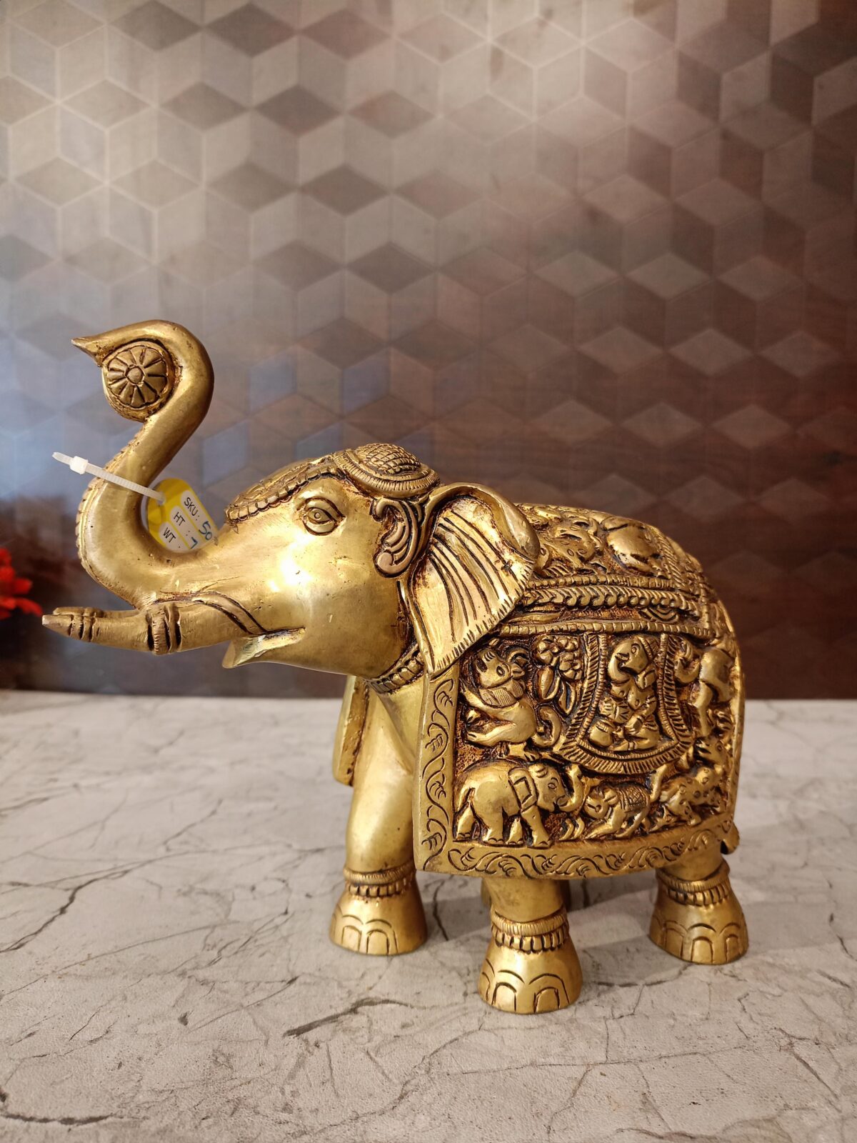 brass elephant idol home decor gift vgocart coimbatore india2 scaled