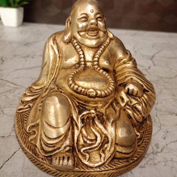 brass laughing buddha gift vgocart coimbatore india