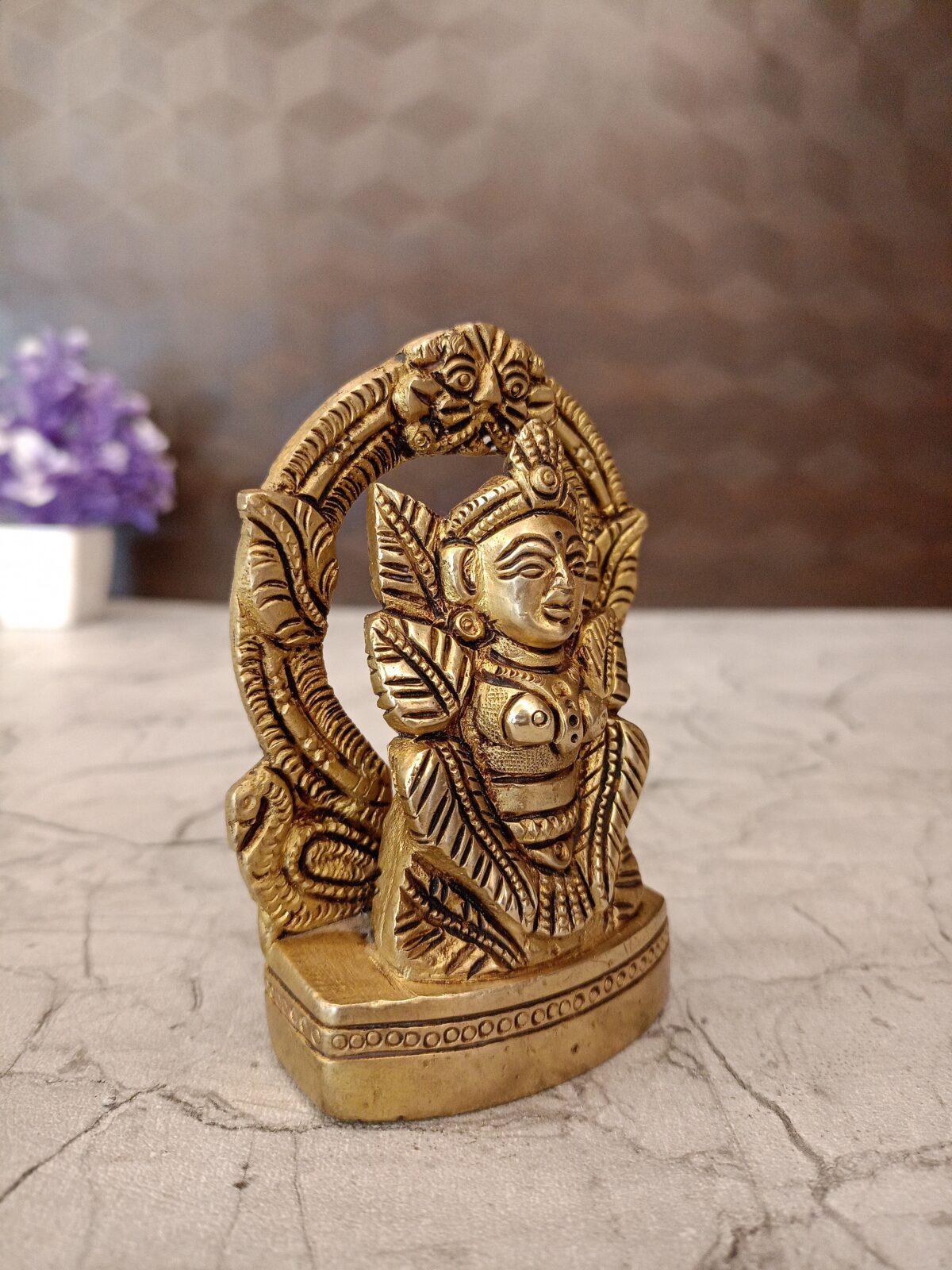 brass leaf lakshmi idol pooja gift vgocart coimbatore india scaled