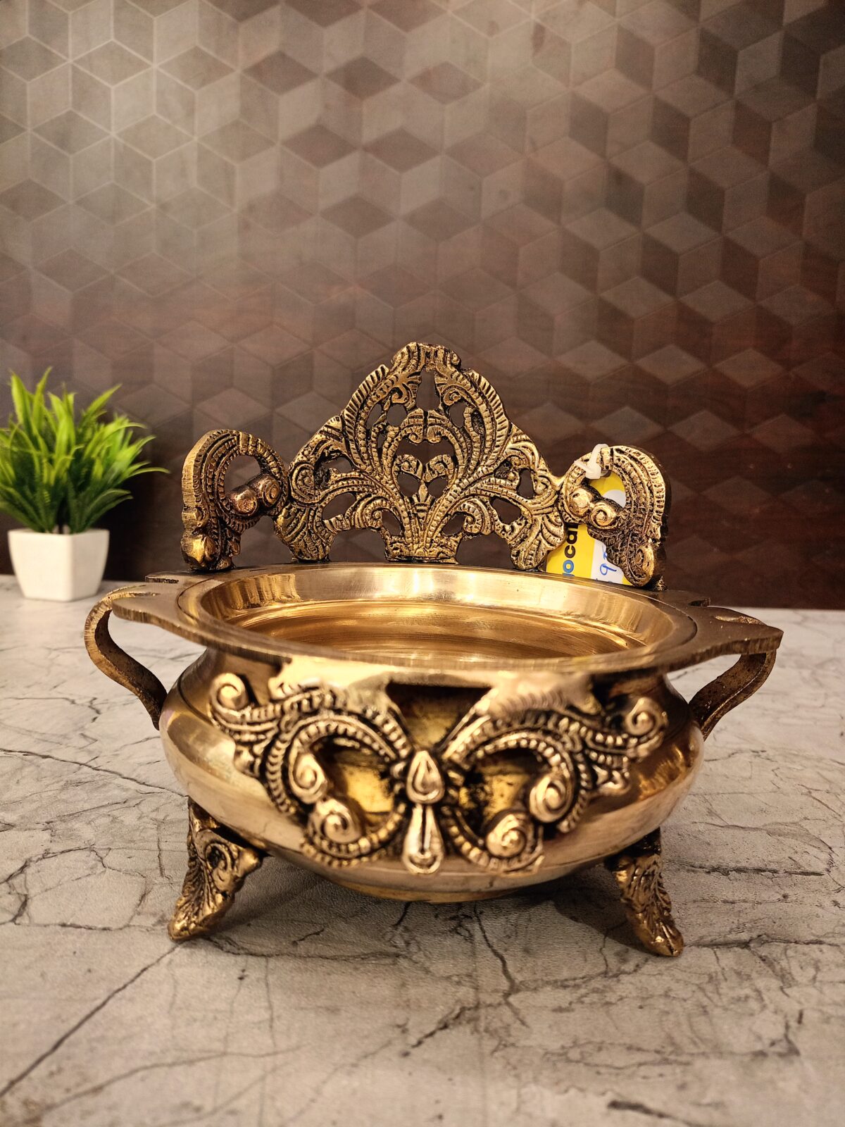 brass designer uruli pooja gift vgocart coimbatore india scaled