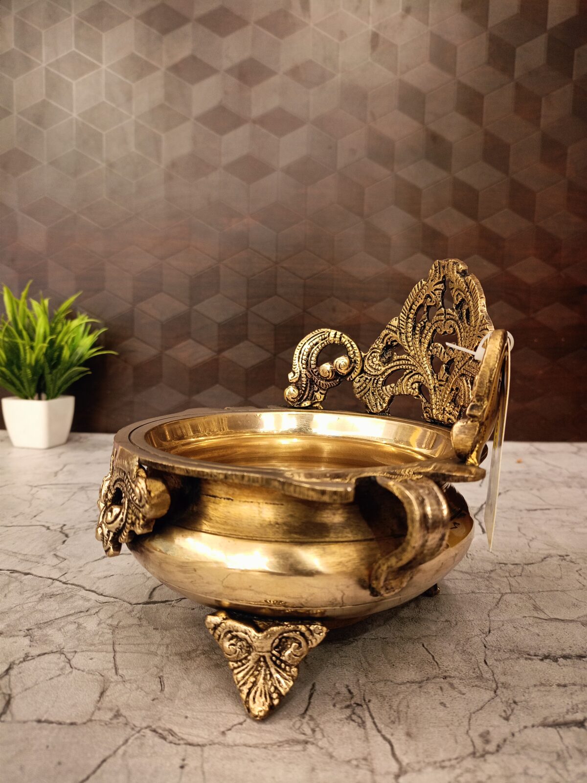 brass designer uruli pooja gift vgocart coimbatore india1 scaled