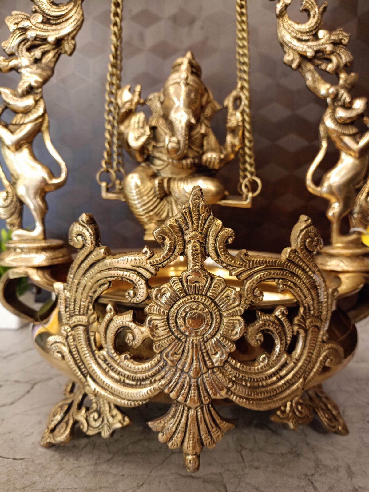 brass ganesha uruli home decor pooja gift vgocart coimbatore india27 scaled
