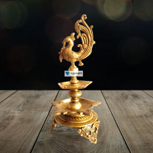 brass-two-layer-peacock-diya-statue-pooja-items-home-decor-gift-buy-online-coimbatore-5119 Brass Two Layer Peacock Diya