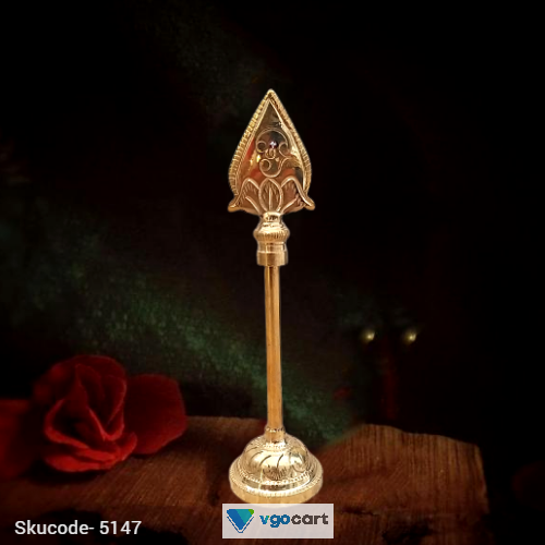 brass-vel-idols-pooja-statue-home-decor-gift-buy-online-coimbatore Brass Vel Statue- 9" - Image 1