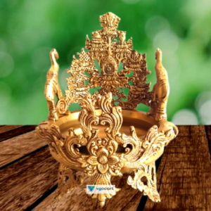 Brass well designed uruli with elephant idols pooja items statue home decor gift buy online india 5112