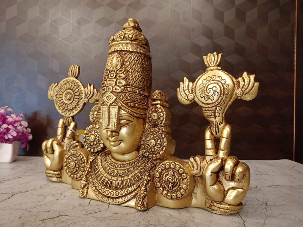 brass balaji wall mount pooja gift antique vgocart coimbatore india scaled