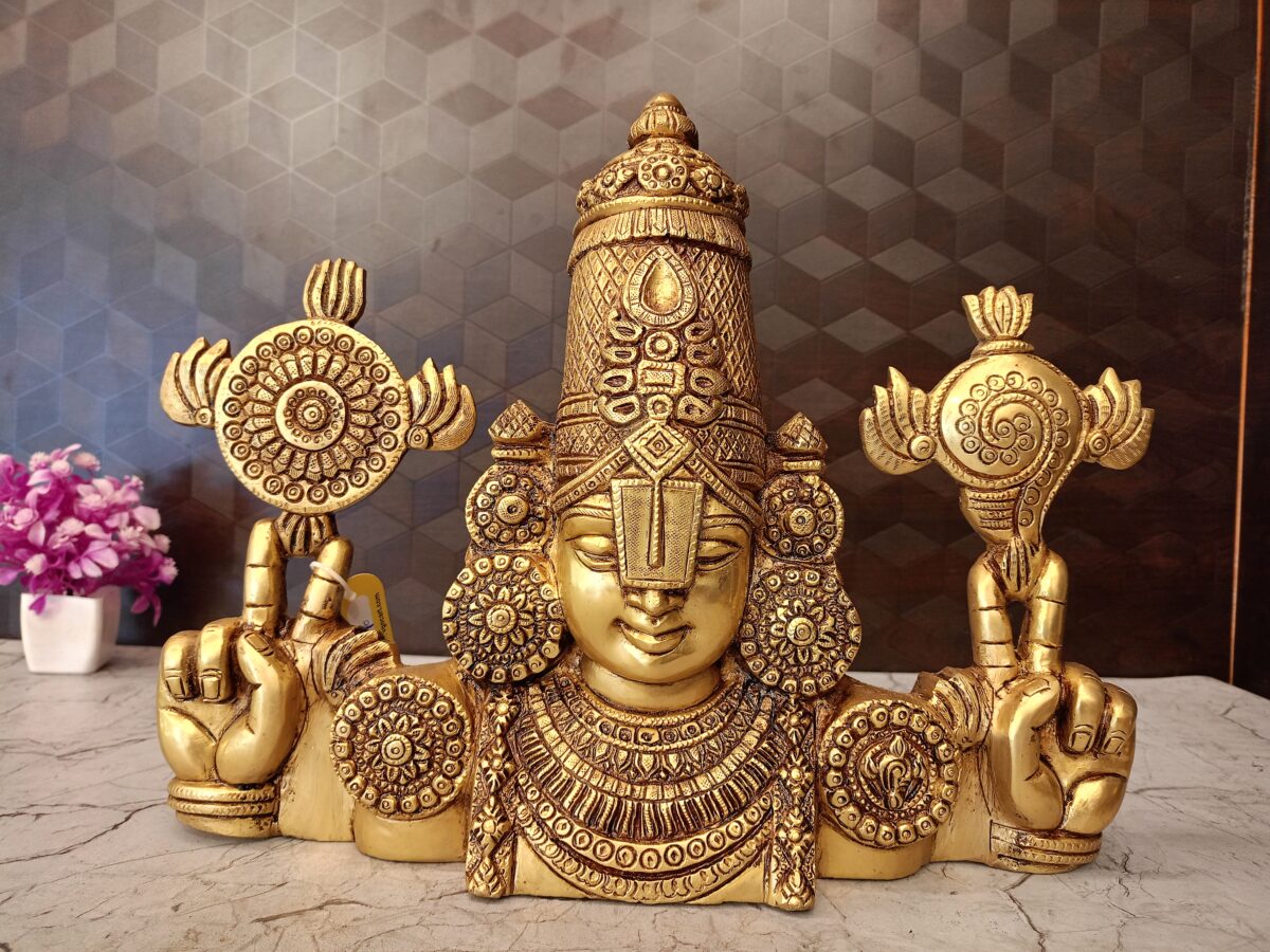 brass balaji wall mount pooja gift antique vgocart coimbatore india1 scaled