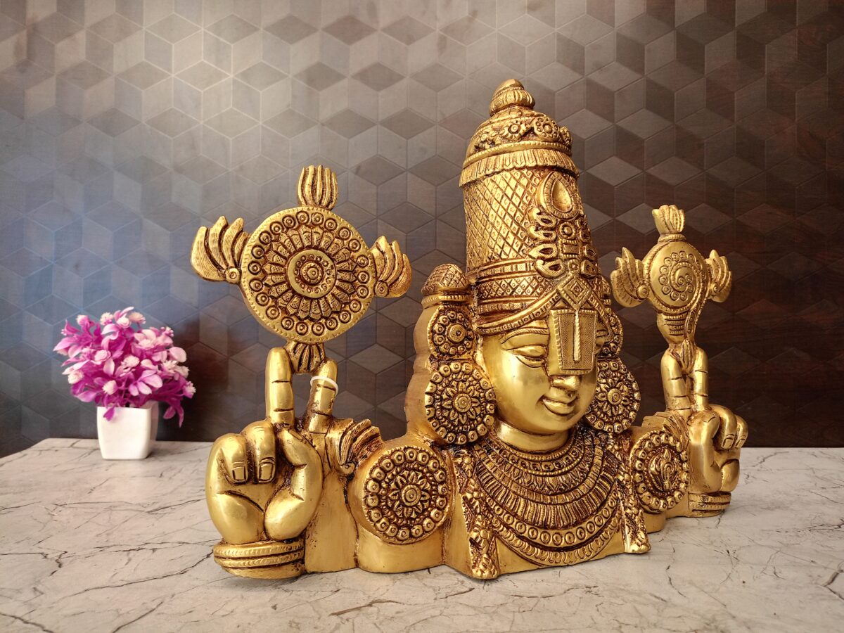 brass balaji wall mount pooja gift antique vgocart coimbatore india2 scaled