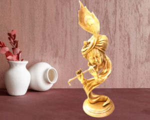 Brass Lord Krishna Decorative Sculpture & Statues Online India