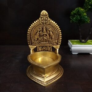 Brass Gajalakshmi Diya Big