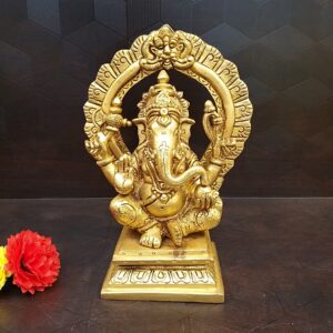 Brass Ganesha with Designer and Grand Arch Statue