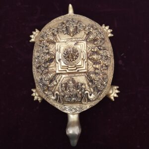 Brass Superfine Pooja Ashtalakshmi with Maha Meru On Tortoise