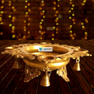 brass uruli with four face diya home decor pooja items statue gift buy online india 3