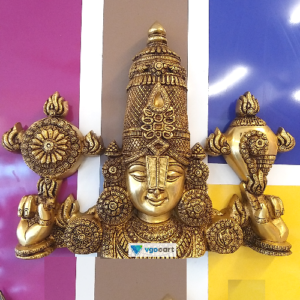 brass venkatachalapathy wall hanging statue pooja items hindu god idols wall hanging home decor gift buy online india 1 1